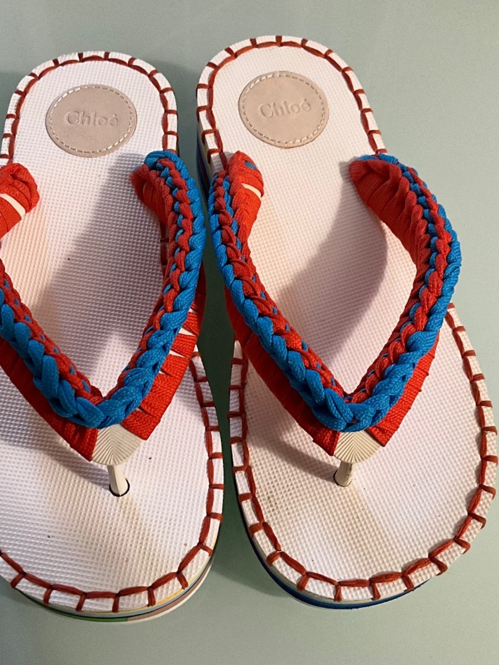 Chloe Sandals Flip Flops Size 7